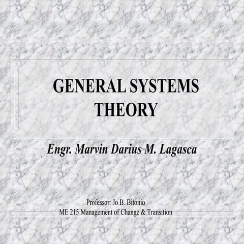 Systems theory