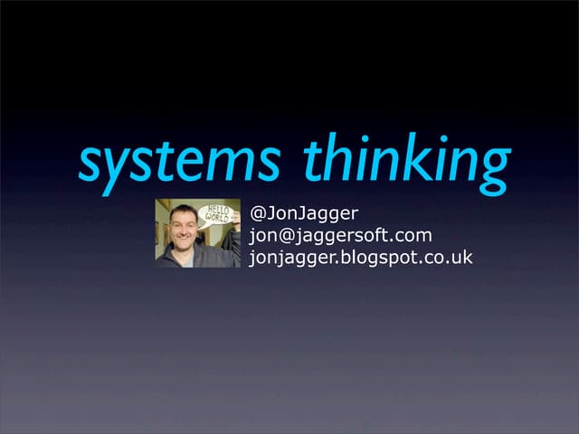 Systems thinking