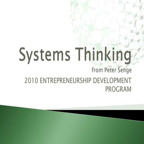 Systems Thinking with Peter Senge & Raju Mandhyan