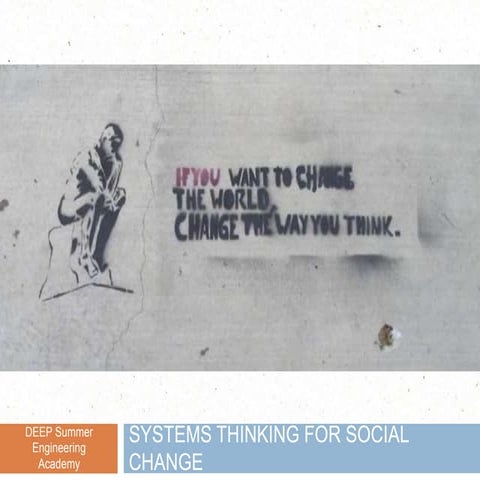 Systems Thinking for Social Change