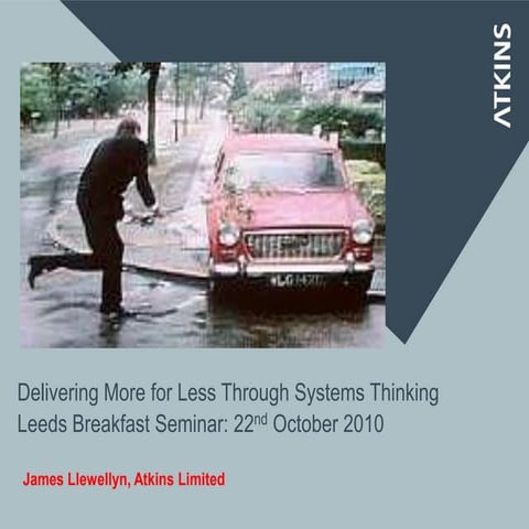 Systems thinking presentation leeds