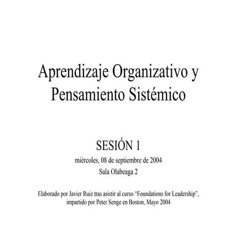 Systems thinking workshop labein tecnalia