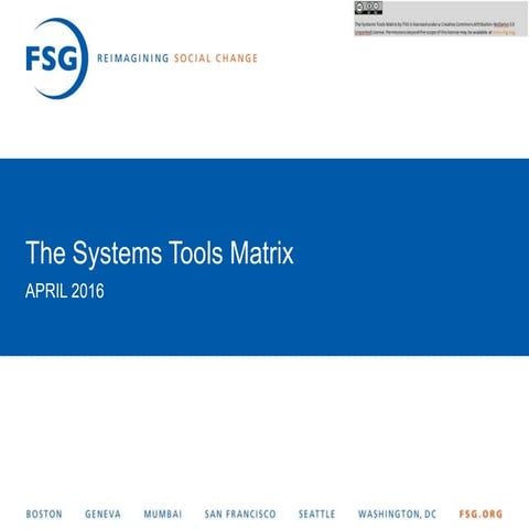 FSG Systems Tools Matrix