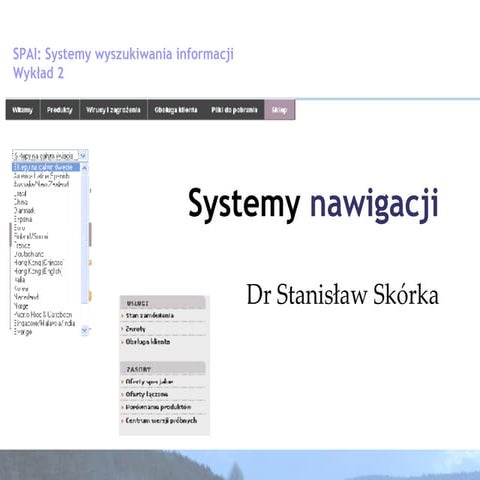 Systemy Nawigowania