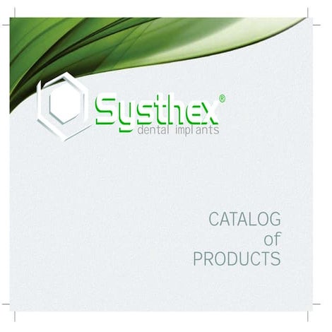 Systhex Catalog of Products - 2015 - English