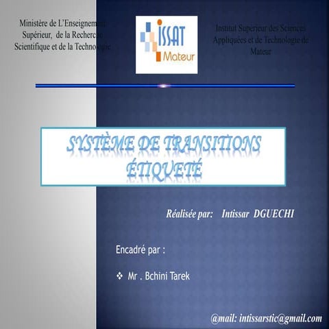 Système de transition étiquété