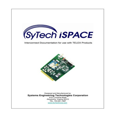 Sy tech ispace   icd telex products