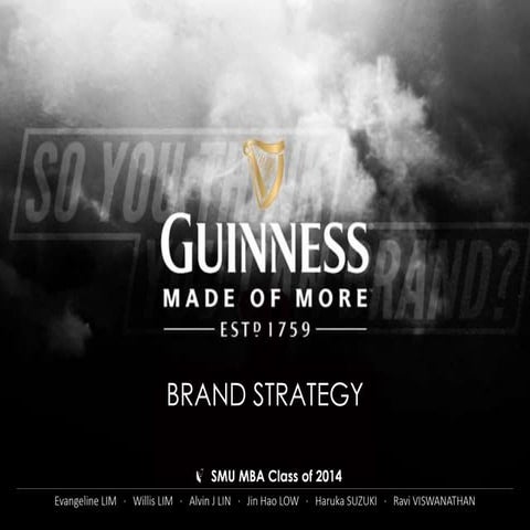 SYTYCB: Brand Strategy for Guinness