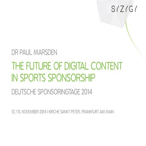The Future of Digital Content in Sports Sponsorship