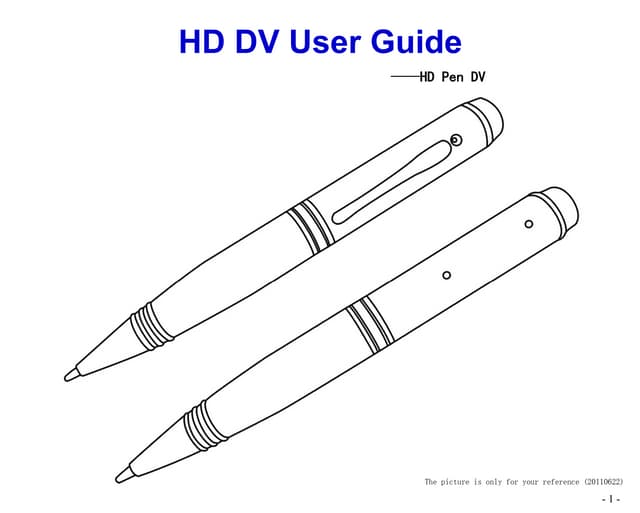 Sz804 720 p&1200p_pen mini dv user manual_20110622
