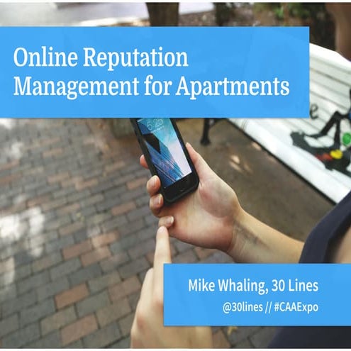 Online Reputation for Apartments