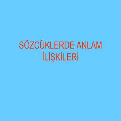 SöZcüKte Anlam