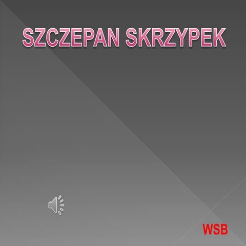 Szczepan skrzypek