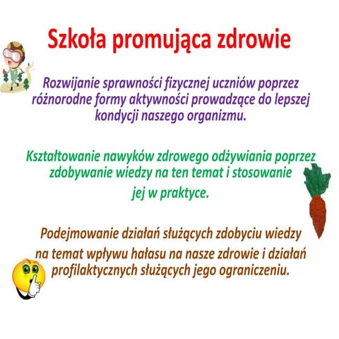 Szkoła promująca zdrowie prezentacja