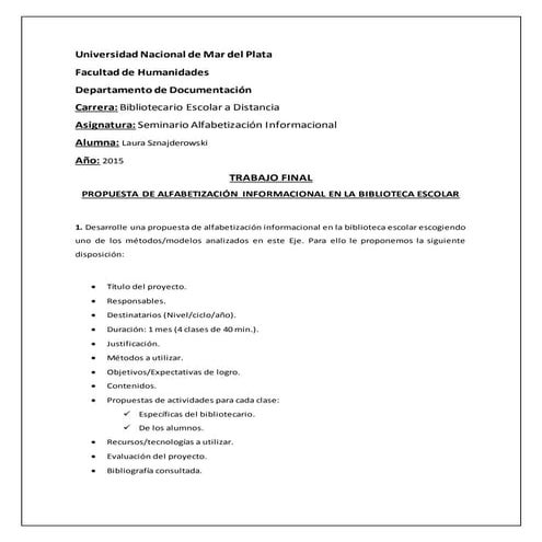 Sznajderowski propuesta de alfin en la be-sem ai