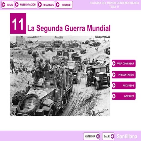 T. 11 la 2ª guerra mundial