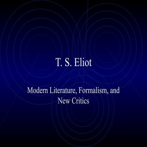 T. s. eliot