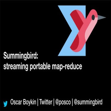 Summingbird: Streaming Portable, MapReduce