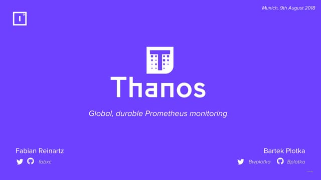 Thanos - Prometheus on Scale