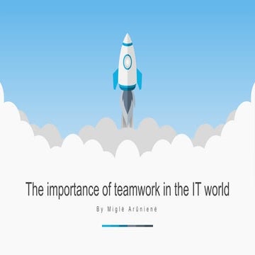 The importance of teamwork in the IT world
