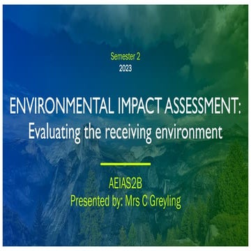 Different Environments – Human Interaction with Forests, Deserts ...