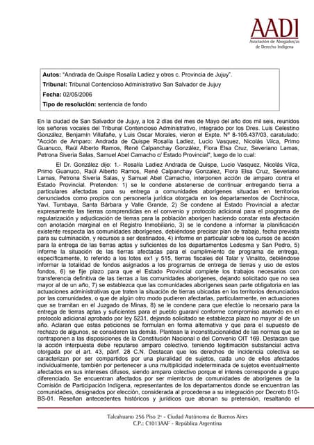 jurisprudencia indigena nacional 