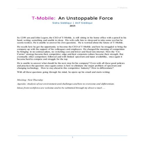 T mobile an unstoppable force case