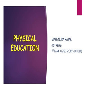 T - Physical education