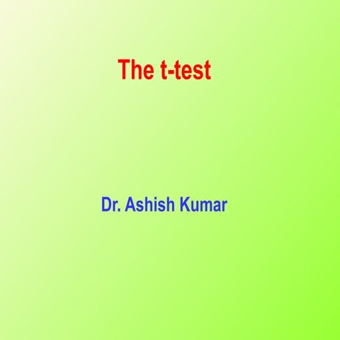 T-Test for research manual for Research Methodology Final