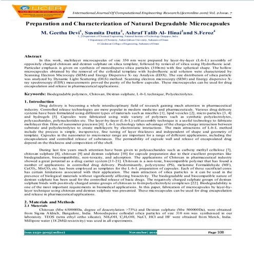 IJCER (www.ijceronline.com) International Journal of computational Engineerin...