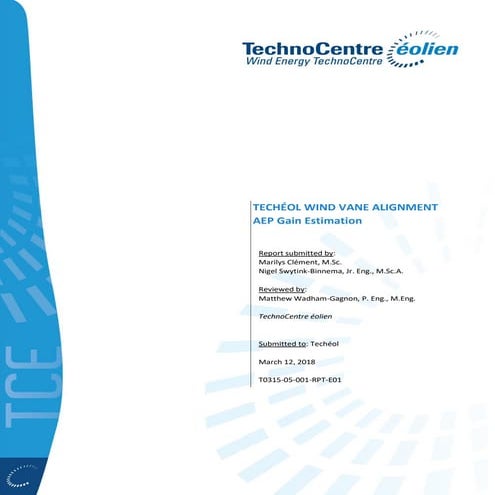 Techéol Wind Vane Alignment 