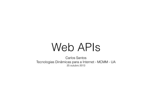 Web APIs