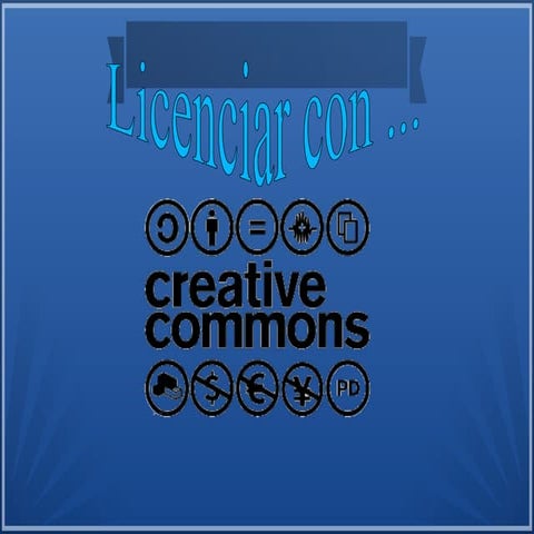 Licencias Creative Commons (CC)