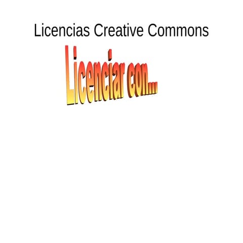 Licencias cc