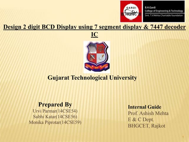 Bcd counter