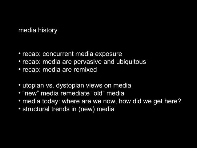 Media History