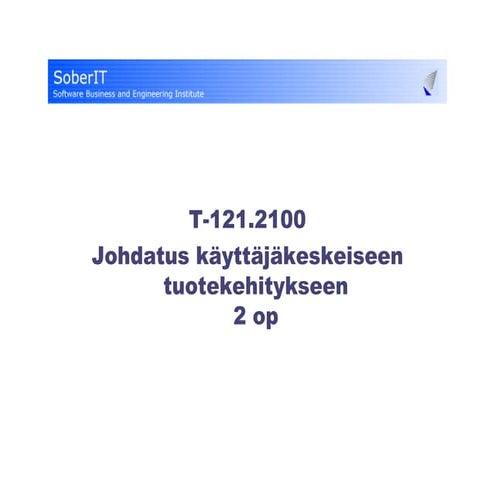 T-121.2100 Luento 1 (2009)