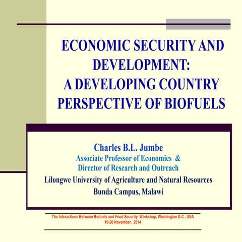 T1 a charles jumbe- presentation on biofuels in usa