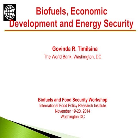T1 b timilsina presentation - ifpri (nov 2014)
