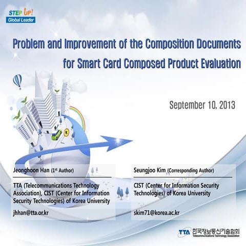Problem and Improvement of the Composition Documents for Smart Card Composed ...