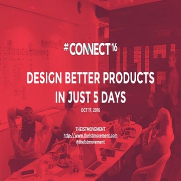 Design better products in just 5 days