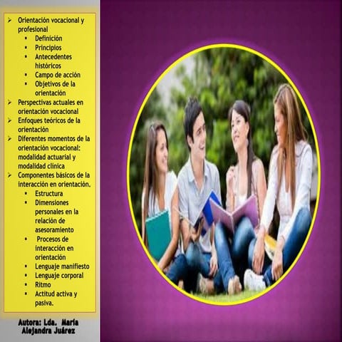 presentacin sobre la orientacion vocacional | PPTX