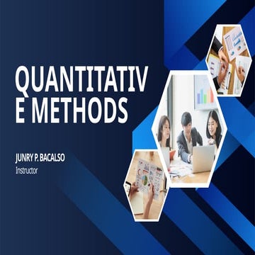 Quantitative Techniques: Introduction | PDF