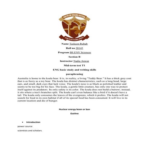 Nuclear energy boon or ban