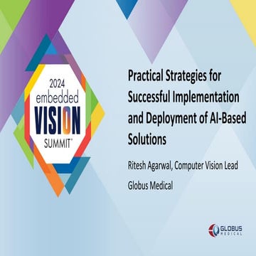 “Practical Strategies for Successful Implementation and Deployment of AI-base...