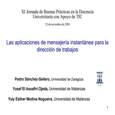 Las aplicaciones de mensajería instantánea para la dirección de trabajos