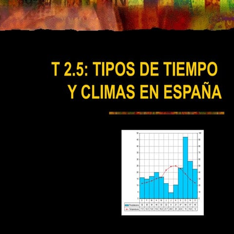 TIEMPO Y CLIMAS DE ESPAÑA