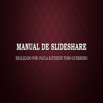 manual de slideshare 