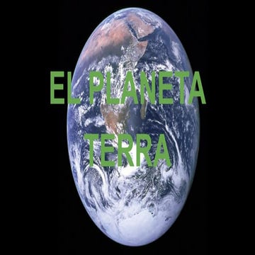 T2. EL PLANETA TERRA, presentació en català