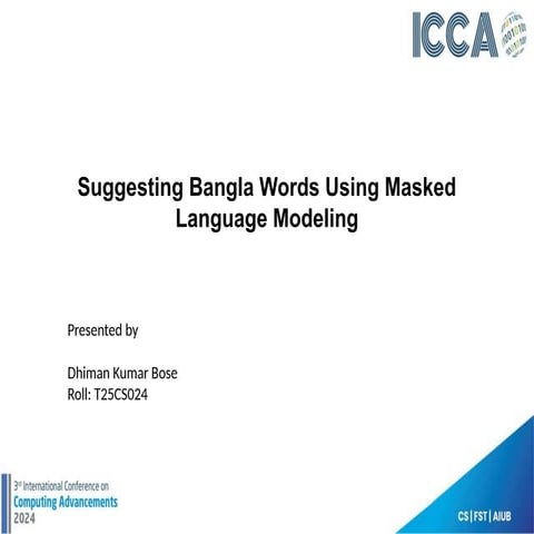 Masked Language Modelling by BERT Model.pptx